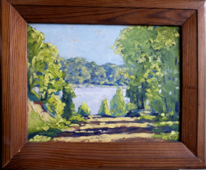 kelly fitzpatric 1937 oil on panel framed