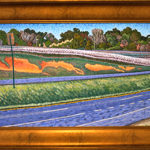 McQueen - Smith Cotton Pratville AL - taylor 12x24 oil on canvas $450