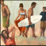 Memories of Summer, Julia Wallace, 36x36, oil on canvas, $2250