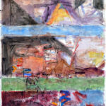 Richard Mills, Zip Ridger, watercolor, 40x30in., 49x38in. framed, $2500.