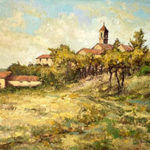San Donato, Tuscany, oil on canvas, 18x24, $900, unframed